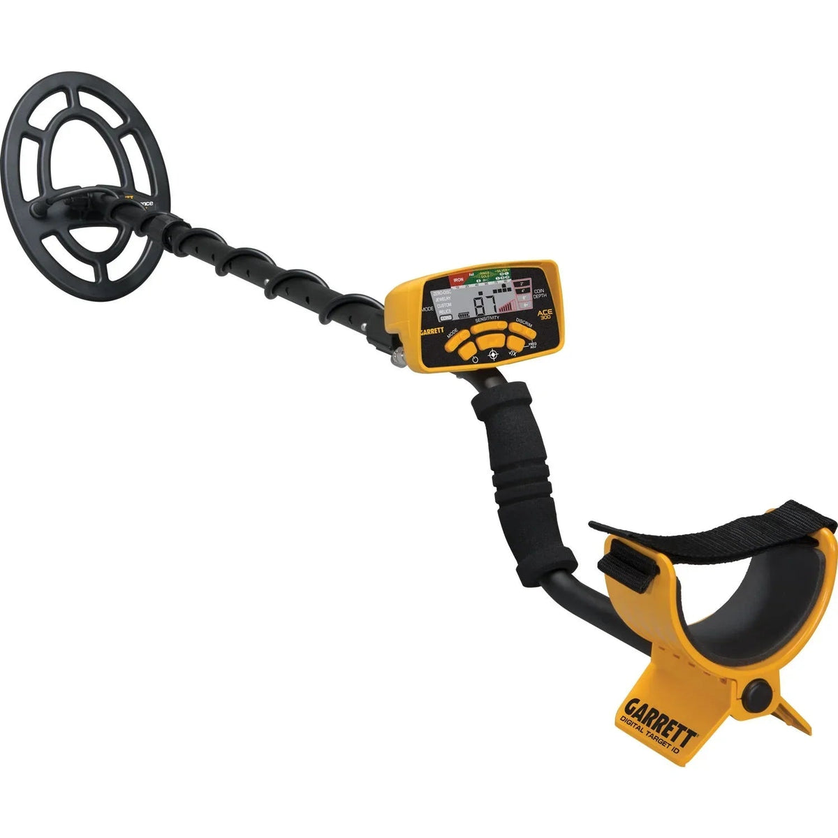 Garrett ACE 300 Metal Detector With 7 x 10 in PROformance Search Coil And Pro-Pointer AT