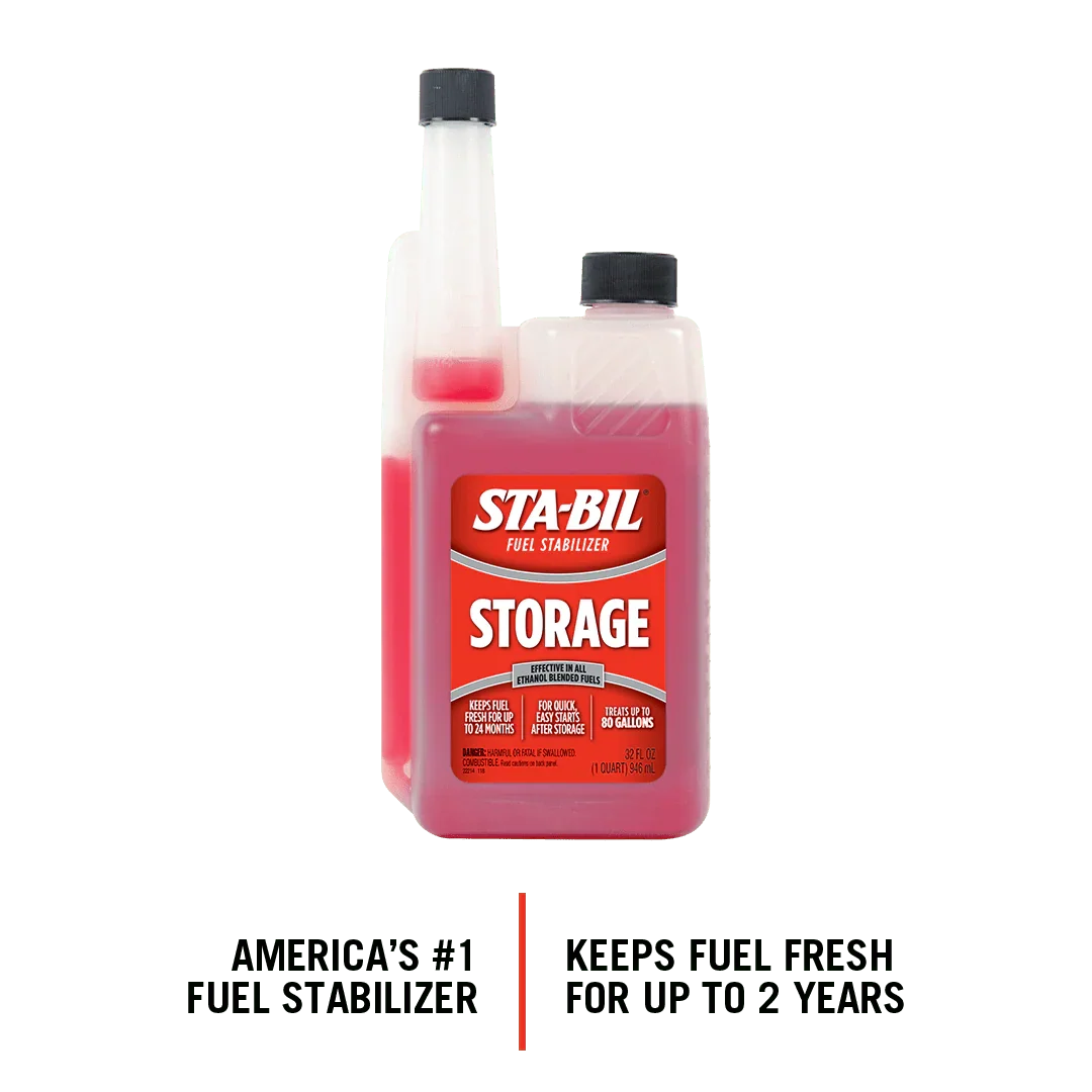 STA-BIL Storage Fuel Stabilizer Gasoline Treatment 32 Fl. Oz. - Treats 80 Gallons
