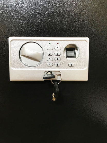 ABLEHOME Biometric Electronic Recessed Hidden Wall Safe - 100 Fingerprints