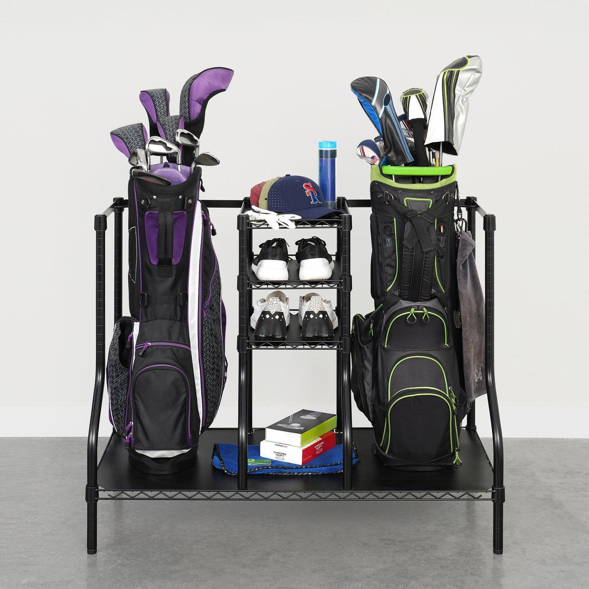 SafeRacks Deluxe Golf Equipment Storage Rack