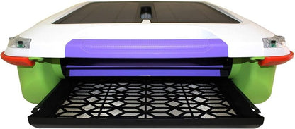 Automatic Solar Pool Skimmer Robot With Oversized Filter Tray, Smart Obstacle Avoidance And Cordless Design