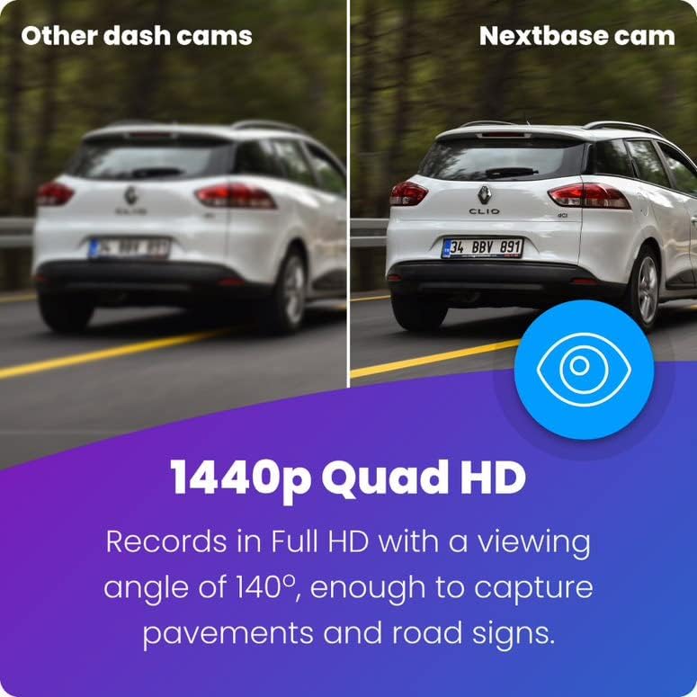 Dashcam 1440p 30fps Black - 422GW