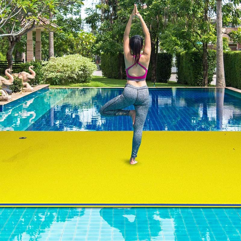 Floating Water Pad, 9 x 6 ft, 3-Layer XPE Foam