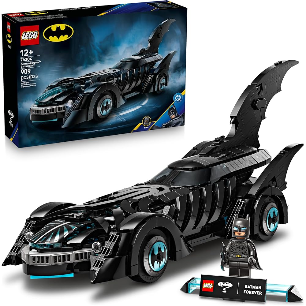 LEGO DC Batman Forever Batmobile Model Building Toy Set - 76304